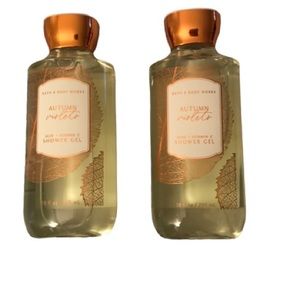 Bath & Body Works Set of 2 Autumn Violets Shower Gel, New.